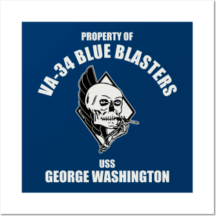 VA-34 Blue Blasters - USS George Washington Posters and Art